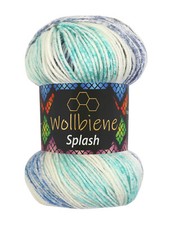 Wollbiene Splash Antipilling Wolle Farbverlauf 100g Multicolor Strickwolle