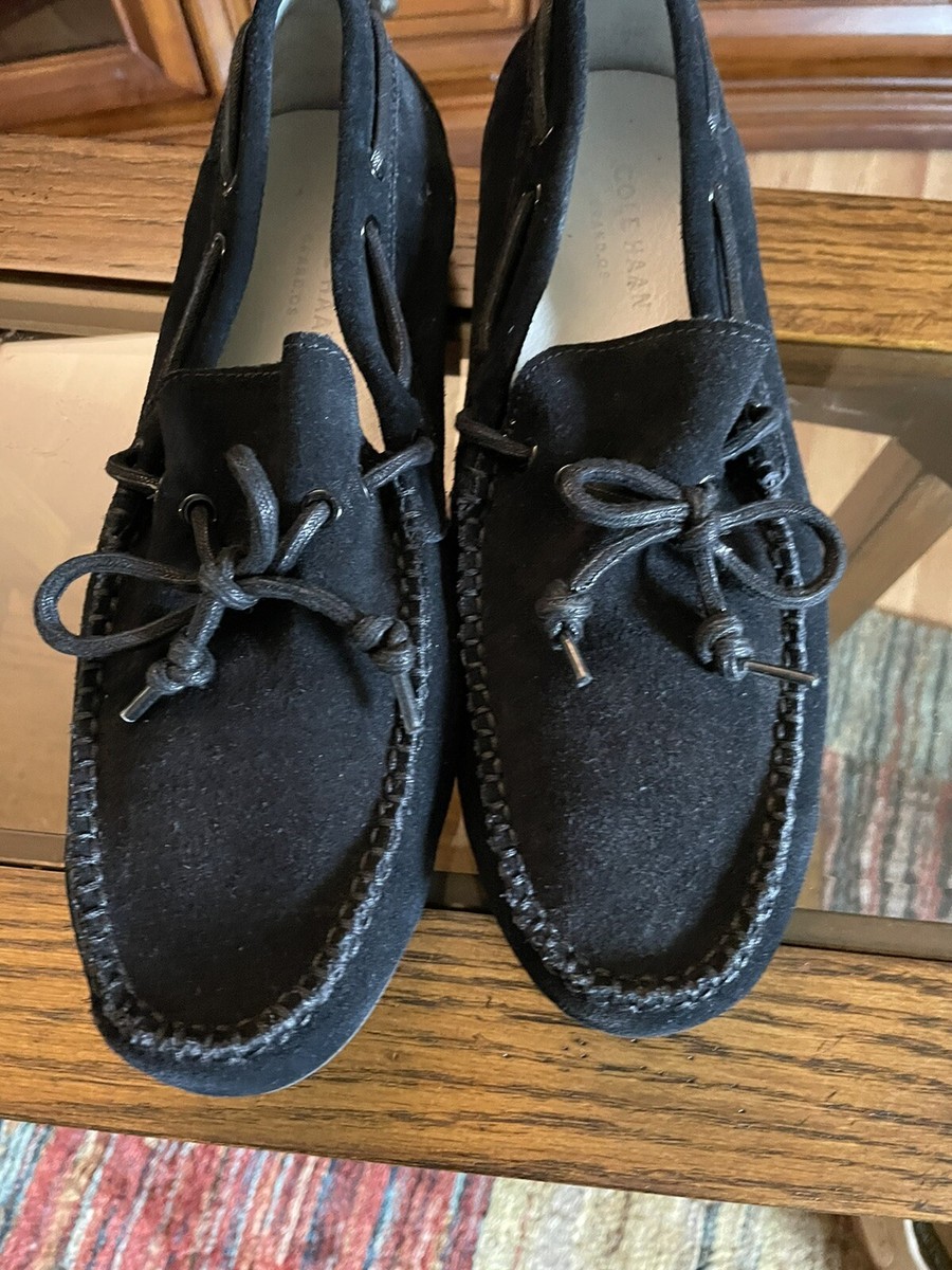 Cole Haan Grand OS Men’s Size 8 M Suede Leather Black Driving Loafers EUC Cole Haan | Shoes | Cole Haan Grand Os Mens Size 8 M Suede  main image 4