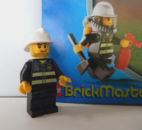 Lego 20002 4x4 Fire Truck Town City Fire 100% Complete