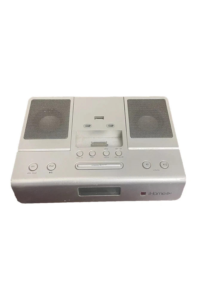 iHome2go Model iH26S Portable Alarm Clock iPod Dock/Player Only • Tested-Works - Image 2 of 4