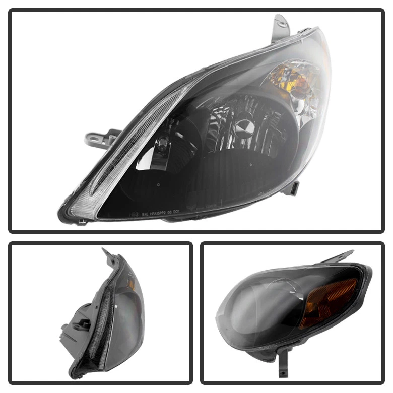 Faros de repuesto para Toyota Matrix 2003-2008 negro 03-08 izquierda+derecha Foto 2 de 4