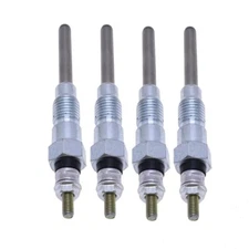 Set of 4 Glow Plugs Short 19077-65511 19077-65512 for Kubota V2203 V2403 V2003