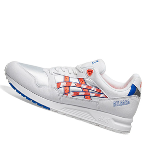 asics gel saga white flash coral