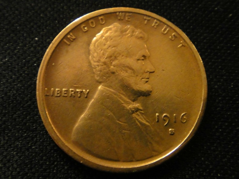 1916 S LINCOLN PENNY HIGHER GRADE   CENT