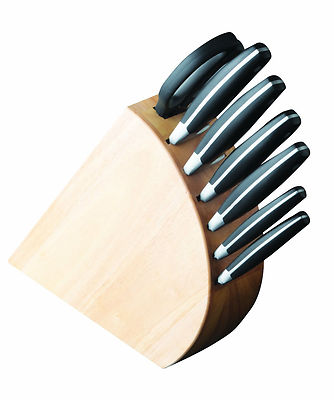 NIB-BergHOFF Black 8-Piece Forged Knife Block Set-ship free - Main Image