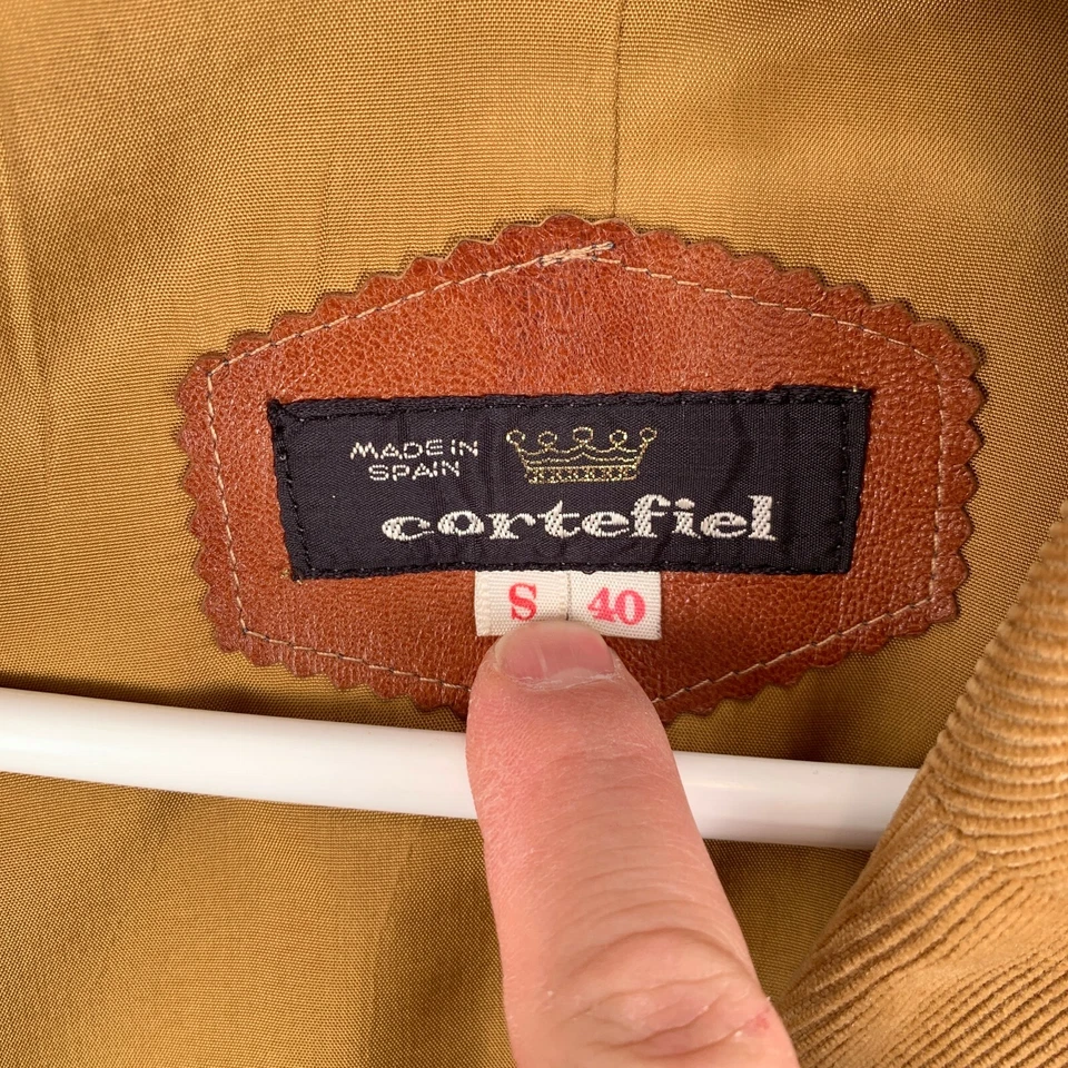 Blazer Abrigo Deportivo Vintage CORTEFIEL Hombre Pana 40 Hecho en España Años 70 80 Foto 2 de 4