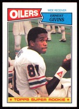 1987 Topps Ernest Givins Rookie Houston Oilers #310