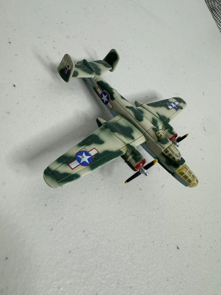 Diecast Metal Historical B-25J Mitchell Airplane - Image 4 of 4