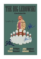 The Big Lebowski 2 A4 reproduction picture film poster choice of frame