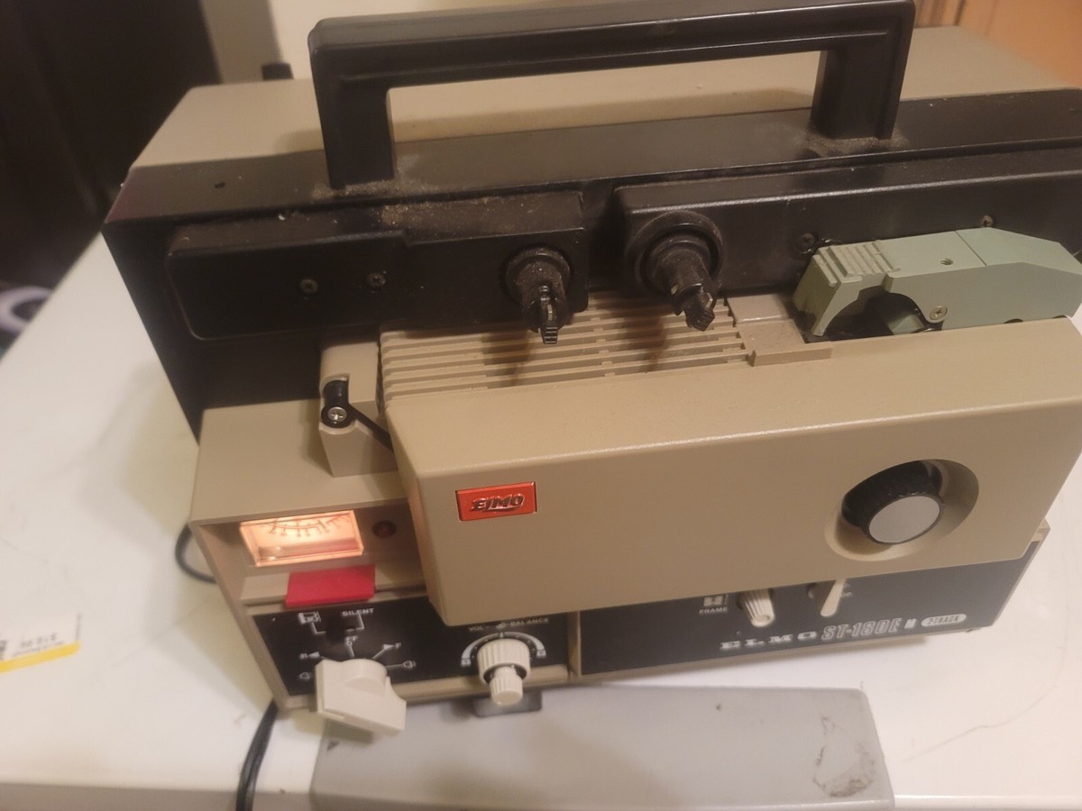 ＥＬＭＯ ＳＴ-１８０ ２-ＴＲＡＣＫ SOUND PROJECTOR 映写機 Elmo ST-180E M 2 Track Super 8mm Sound Projector – Du-All Camera