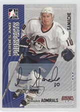 2005-06 ITG Heroes and Prospects Auto Simon Gamache #A-SG Auto 0v1