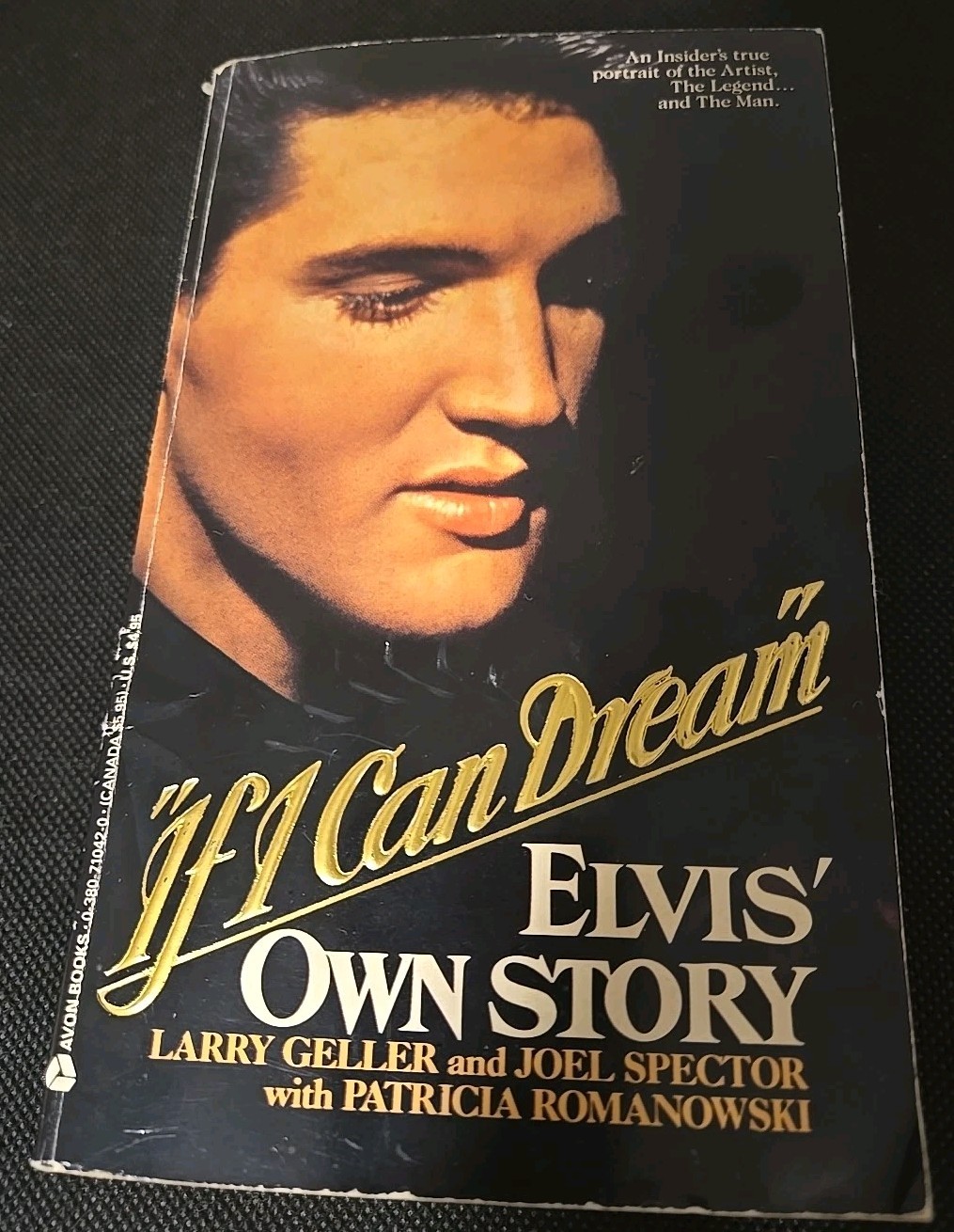 Vintage If I Can Dream Elvis Own Story PB Book by Joel Spector Larry Geller
