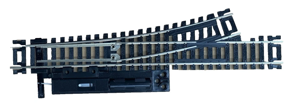 8 MANUAL  CODE 100 ATLAS L/H SNAP HO SCALE NICKEL SILVER #4 TURNOUTS - FREE SHIP - Image 2 of 3