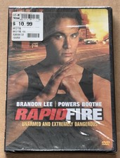 Rapid Fire (DVD, 1992) Brandon Lee Powers Boothe Brand New Sealed
