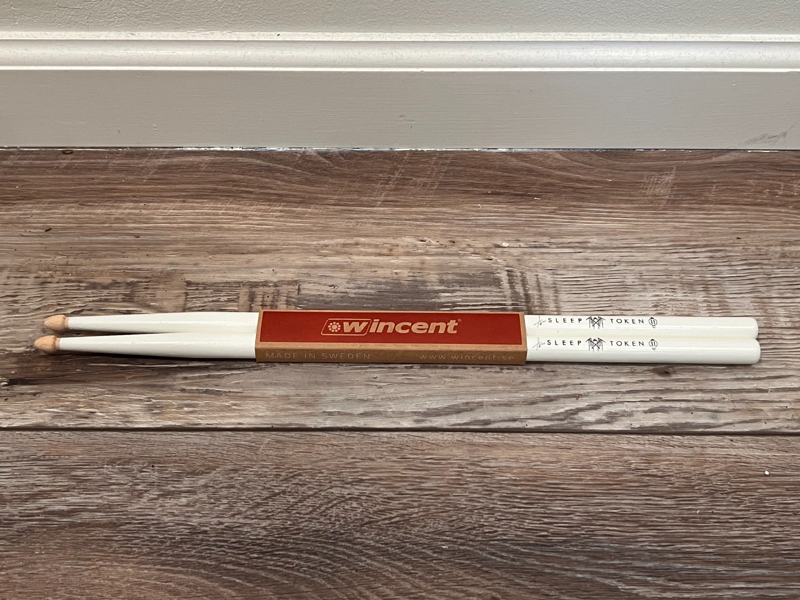 II Sleep Token Wincent Drumsticks 1 pair One white Set New and Unused