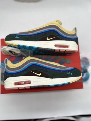 Size 9 - Nike Air Max 1/97 x Sean Wotherspoon Low Yellow White Pink AM 1 97 NEW