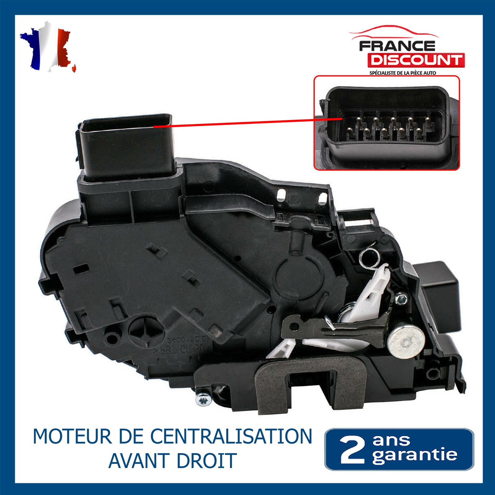 Moteur centralisation porte avant droit LR011275 mécanisme serrure Discovery 3 4