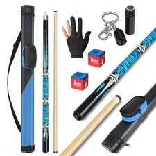 Pool Cue Stick with Hard Case, Maple Billiard Pool Cue Kit, 13mm Multilayer L...