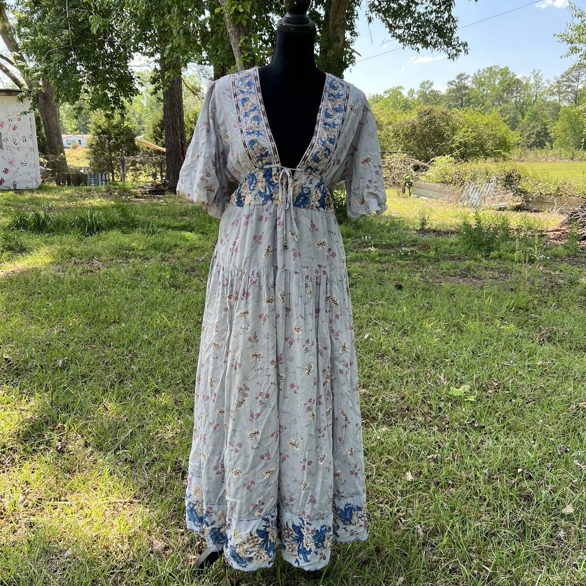 white christmas dresses Baltic Born Womens Anita Maxi Dress | Green Multi Floral main image 0