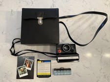 Vintage Polaroid Pronto RF Land Camera With Flash And Case UNTESTED