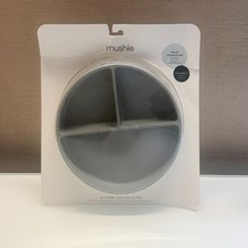 Mushie Silicone Suction Plate Stone 