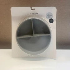 Mushie Silicone Suction Plate (Stone)