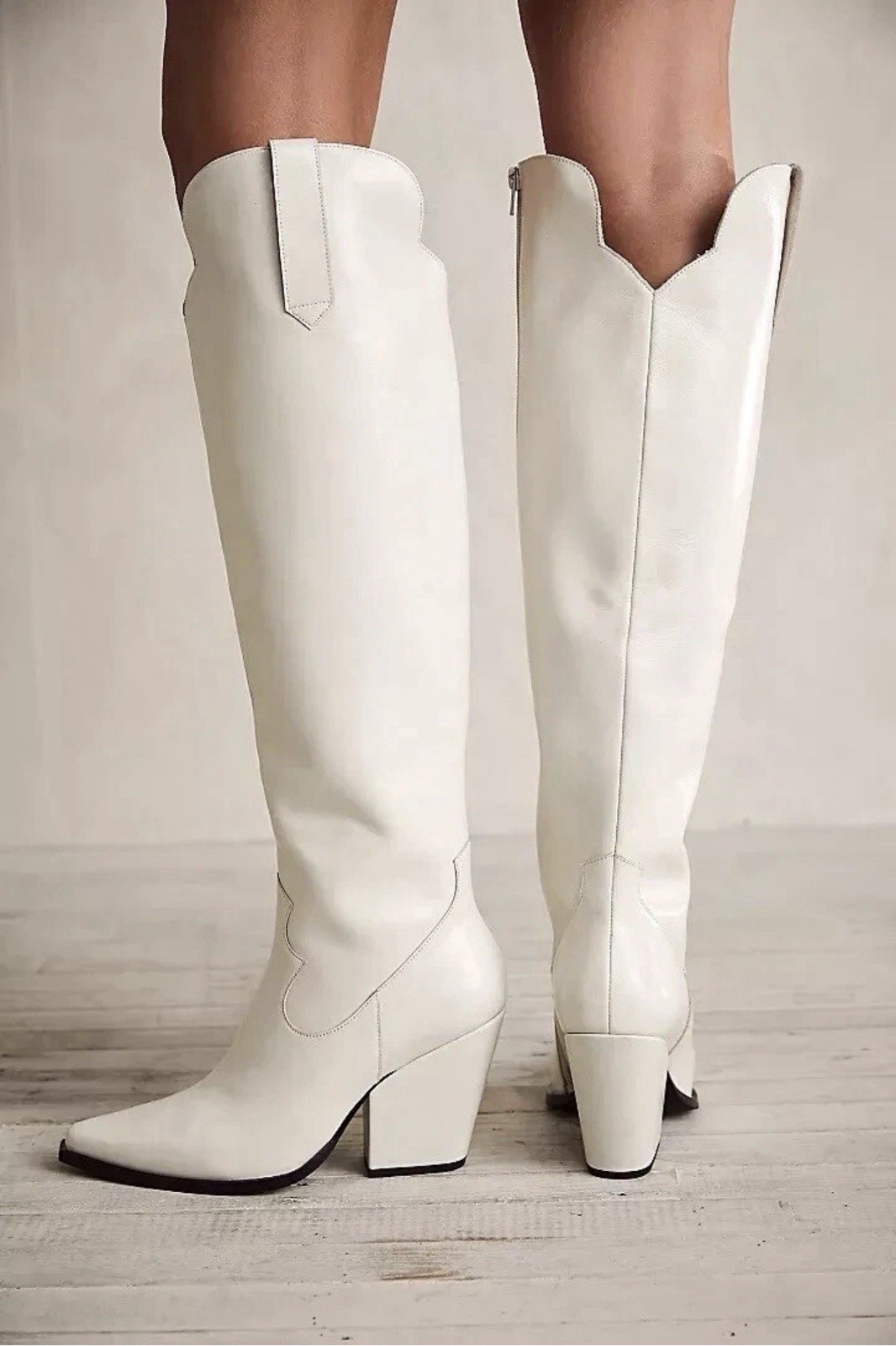 Jeffrey Campbell x Free People Iris Over The Knee Cowboy Western Boots size 6 image 2