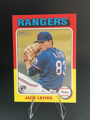 #ad #ad 2024 Topps Heritage High Number – #691 Jack Leiter RC – Texas Rangers $0.99