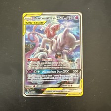 Mewtwo & Mew GX SM191 | Black Star Promo | LP-MP