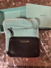 Tiffany&co Card Holder/ Put Your Notes/ Coins, women. genuine Best Grade Leather