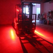 LED Forklift Safety Light Warehouse Danger Area Lamp Red Zone Warning Lights ...