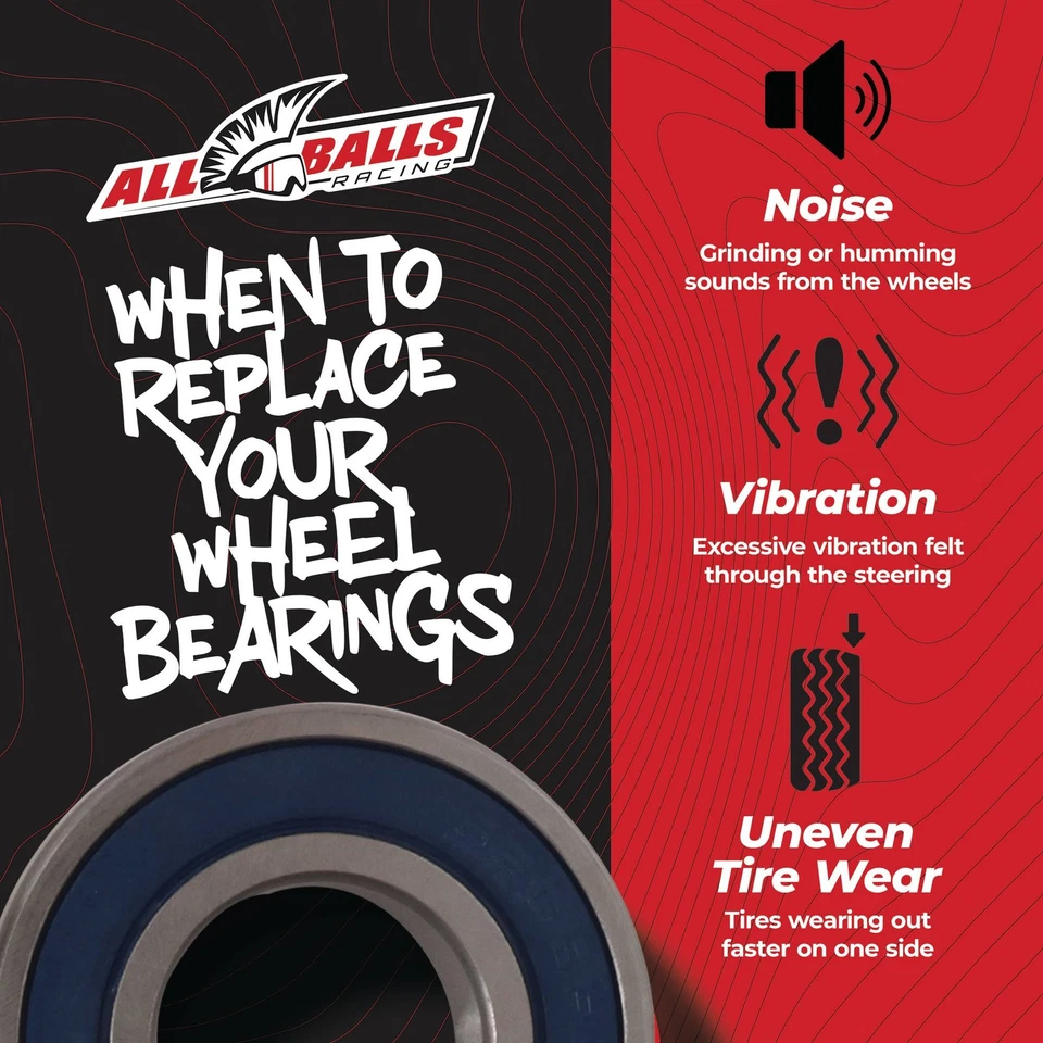 New All Balls Rear Wheel Bearing Kit 25-1738 for Can-Am Spyder GS 990 5-Speed 08 Foto 3 de 4