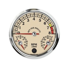 Speedhut L45-tg002-atq 4-12 Triple Gauge 8k Tachvoltsoil