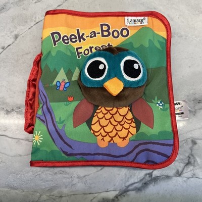 Lamaze Soft Fabric Book Peek A Boo Forest Crinkle Toddler Baby