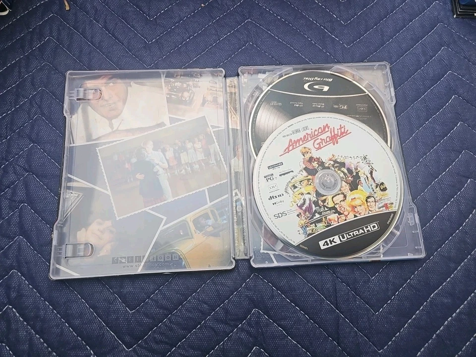 American Graffiti 4K Ultra HD + Blu-ray + Code BEST BUY EXCLUSIVE Steelbook OOP - Image 4 of 4