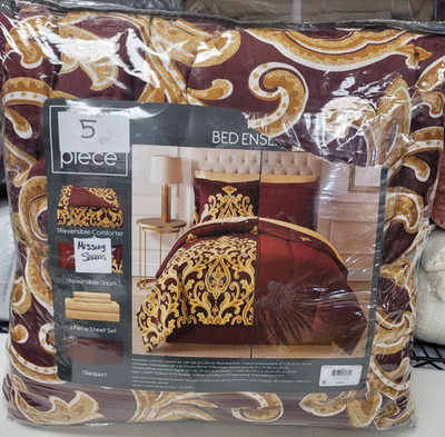 Fairfield Square Collection Amalanta Reversible  5 Piece Twin Comforter Set