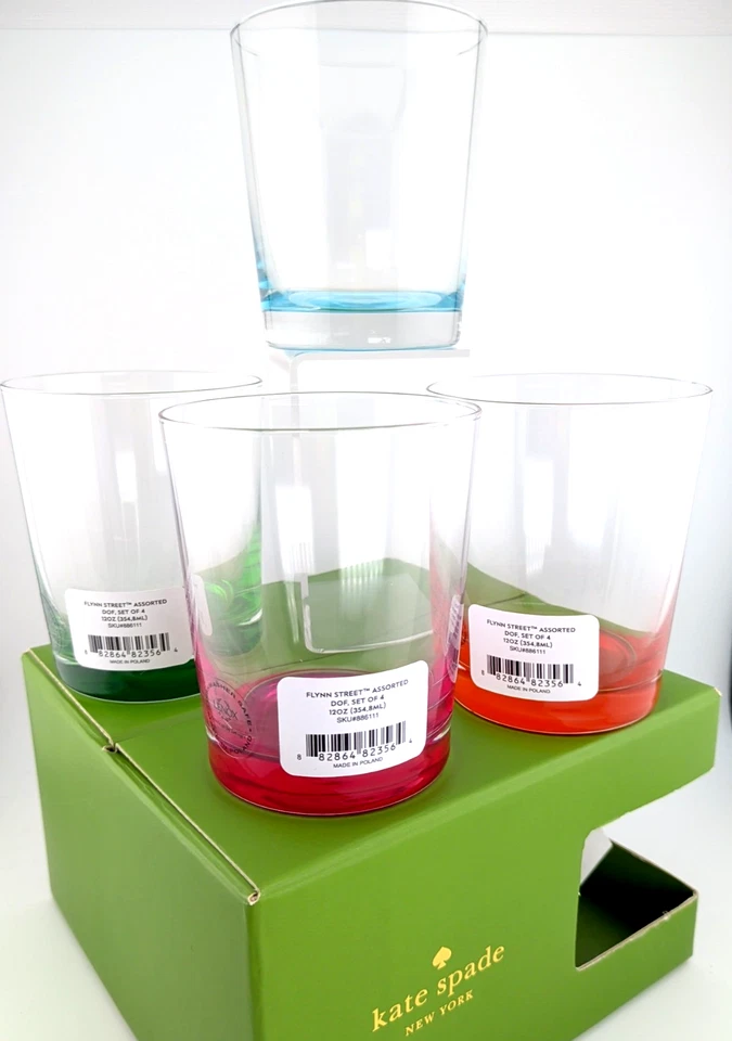 Kate Spade+Lenox Flynn St. Copas de cóctel dobles de whisky antiguas Foto 2 de 4