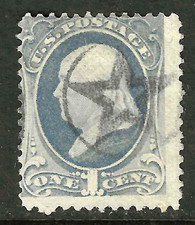 Sc #206 Star in Star Fancy Cancel 1 Cent Franklin Banknote 1883 US 23D25