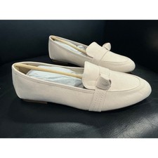 Journee Collection Marci Loafers Womens 10 Bone Knotted Strap Flats