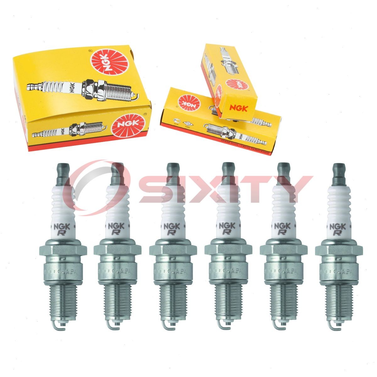 6 pcs NGK Standard Spark Plugs for 1987-2000 Plymouth Grand Voyager 3.0L  da