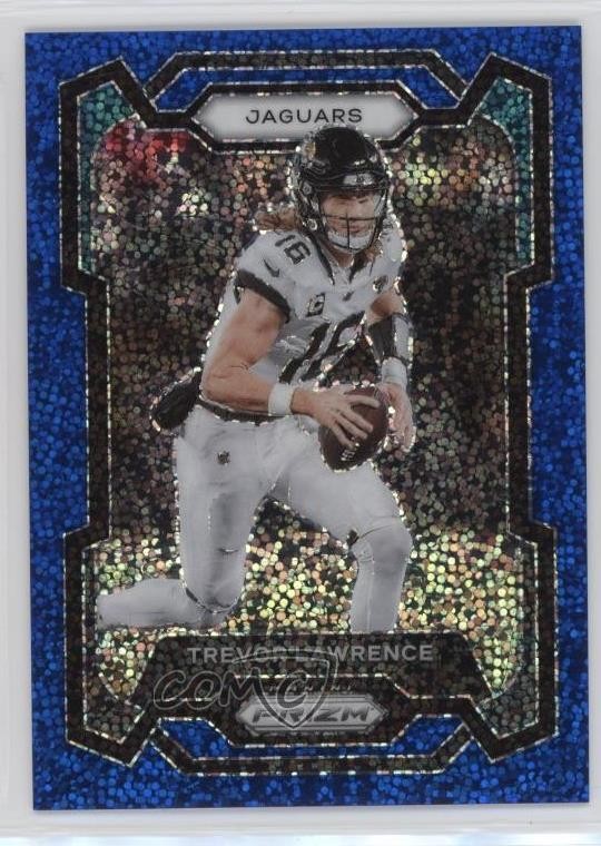2023 Panini Prizm Blue Sparkle Prizm 5/96 Trevor Lawrence #139 18kr