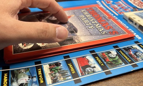 Vintage 1986 Thomas Tank Engine Tell-A-Tale Ringo Starr Kassette Weihnachten Beatles - Bild 6 von 7