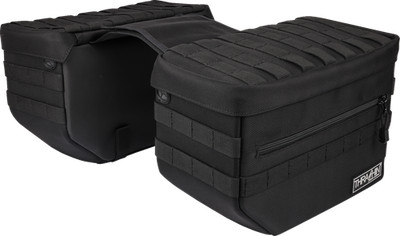 THRASHIN SUPPLY CO. Escape Bag TSB-0007 FLDE Deluxe 107 Saddlebags Black