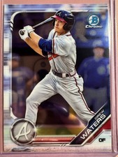 2019 Bowman Chrome Prospects Baseball #BCP-126 Drew Waters Base Atlanta Braves
