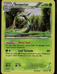 Serperior 8/113 Legendary Treasures Holo Rare