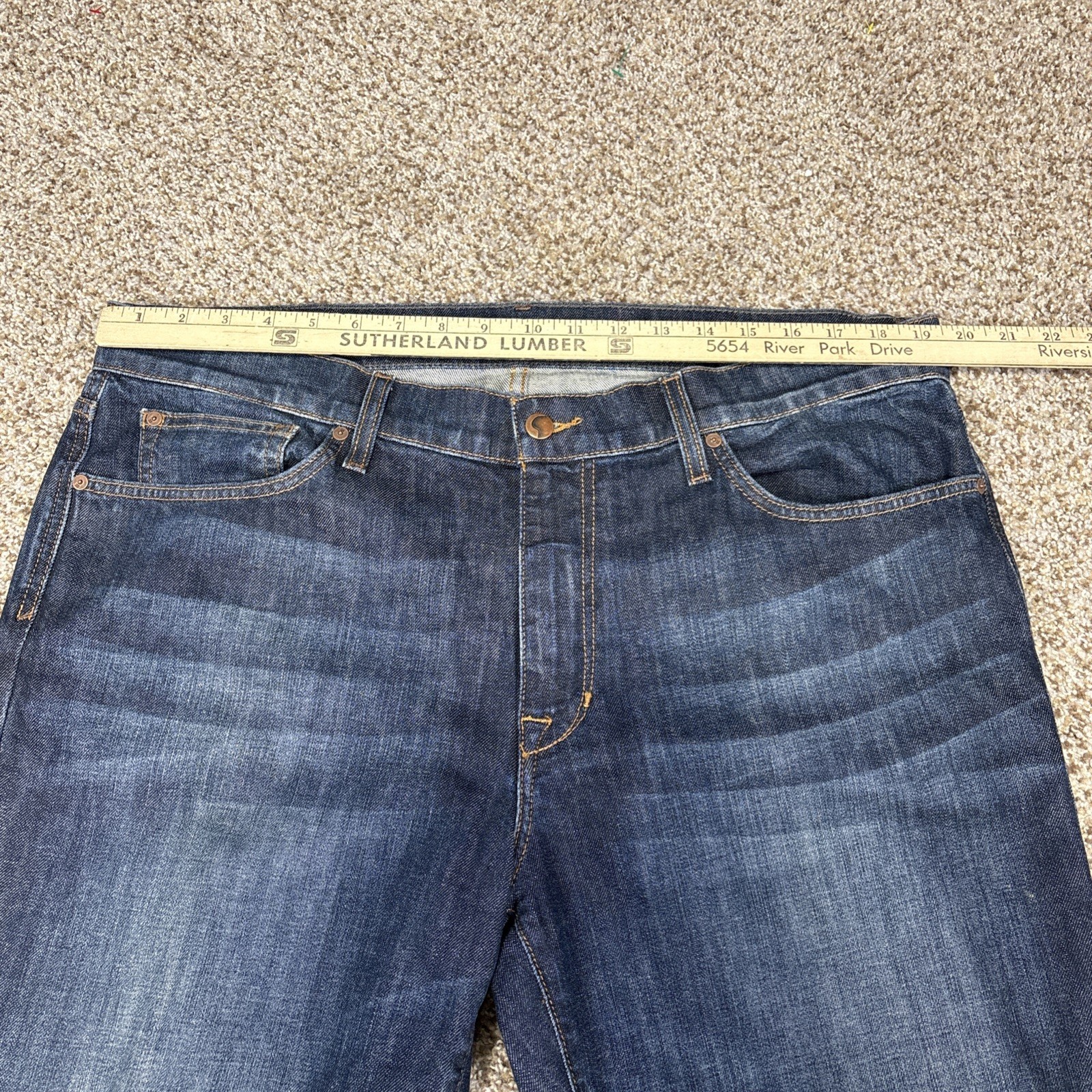 Joes Mens The Classic Straight Leg Jeans 38 (39x34.5) Dark Wash Mid Rise Denim - View 8