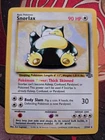 1999 Pokemon SNORLAX Jungle Set HIGHLIGTER INK ERROR Misprint Card 27/64 RARE