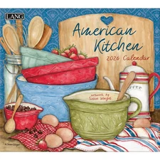 Lang Companies,  American Kitchen 2026 Wall Calendar by Susan Winget, 13.4'' X 1