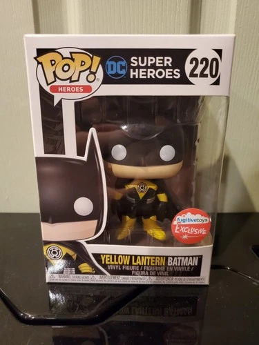 FUNKO POP YELLOW LANTERN BATMAN #220 DC COMICS FUGITIVE TOYS EXCLUSIVE CORPS NIP