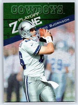 1997 Playoff Zone Eric Bjornson Dallas Cowboys #28